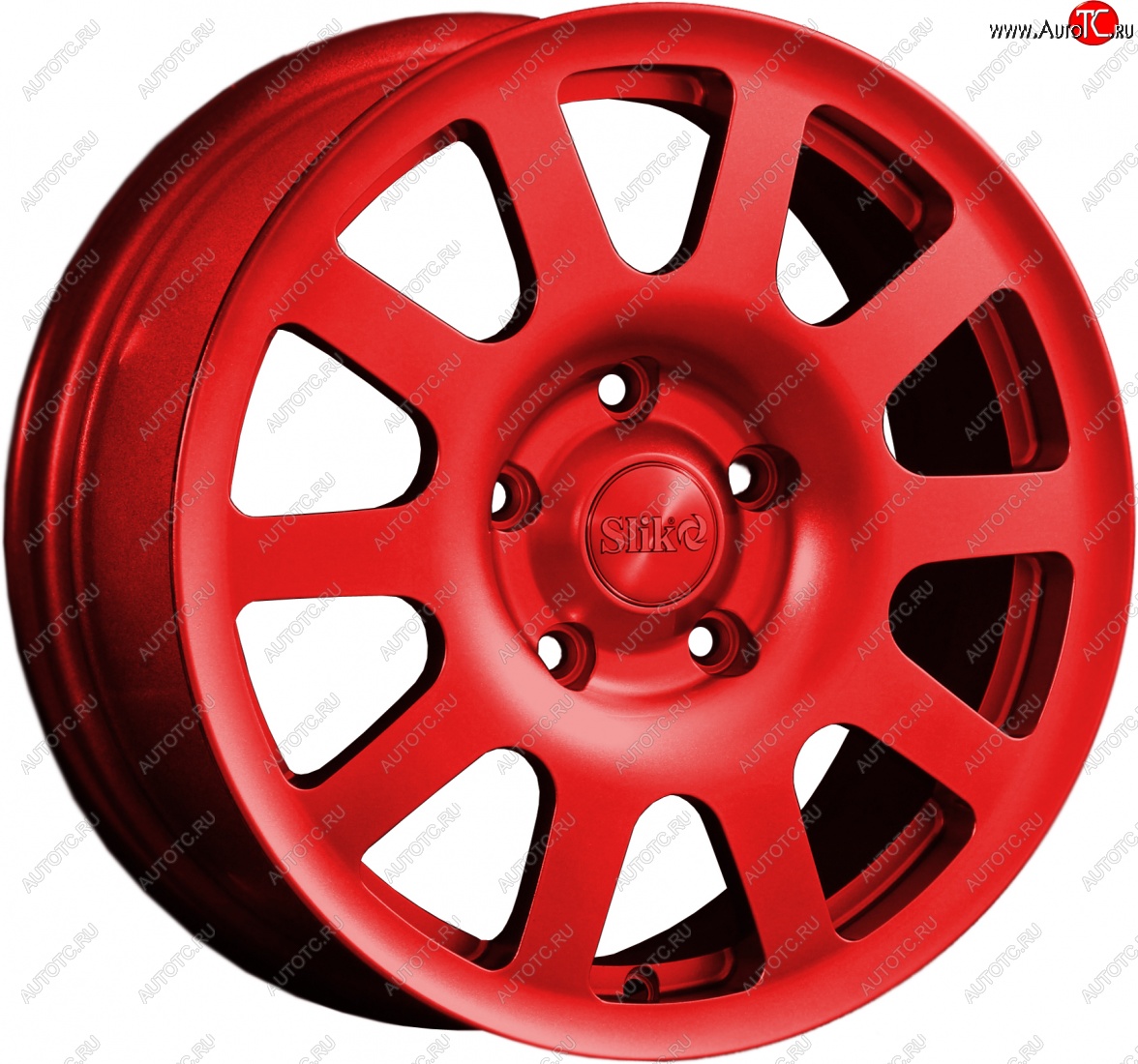 18 999 р. Кованый диск Slik Sport 6.5x16 (Candy красный)   (Цвет: Candy красный)  с доставкой в г. Пермь
