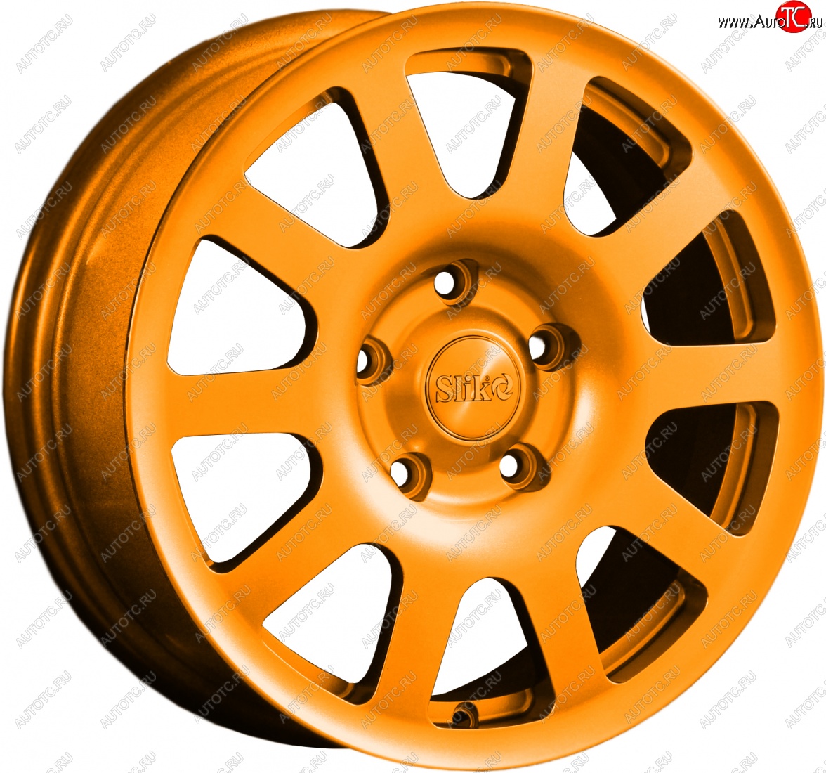 18 999 р. Кованый диск Slik SPORT R16x6.5 Ярко-оранжевый (ORANGE) 6.5x16   (Цвет: ORANGE)  с доставкой в г. Пермь