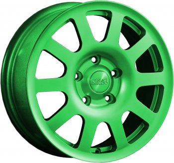 Кованый диск Slik SPORT R16x6.5 RAL 6038 ярко-зеленый (6038) 6.5x16  (Цвет: 6038)
