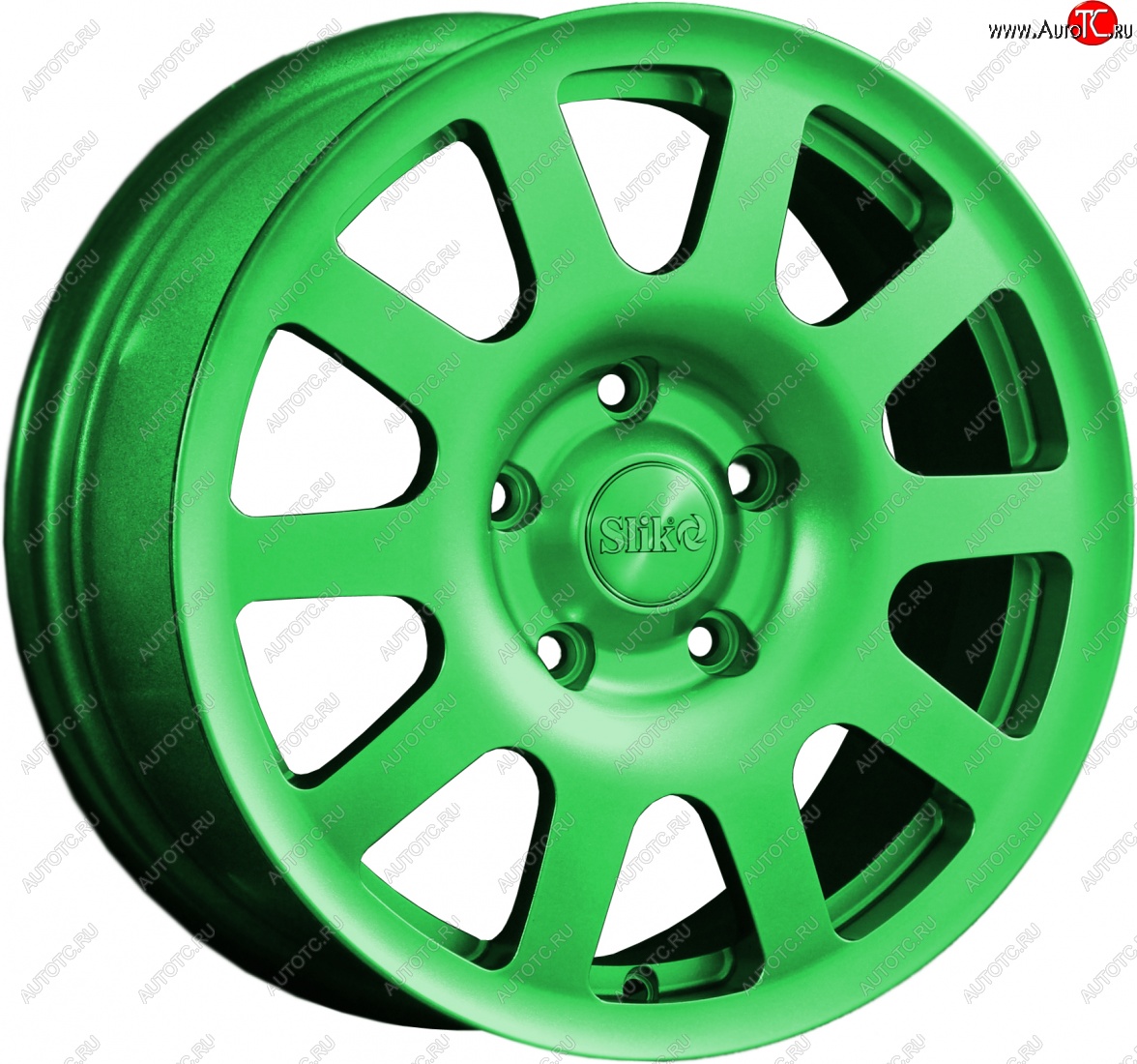 18 999 р. Кованый диск Slik SPORT R16x6.5 RAL 6038 ярко-зеленый (6038) 6.5x16   (Цвет: 6038)  с доставкой в г. Пермь