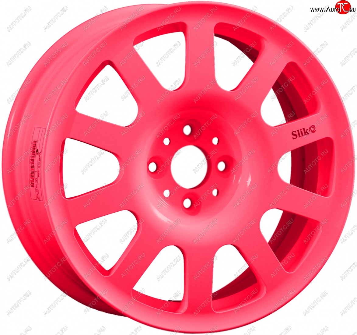 11 049 р. Кованый диск Slik SPORT R16x6.5 Candy RUBIN рубиновый 6.5x16   (Цвет: Candy RUBIN рубиновый 6.5x16)  с доставкой в г. Пермь