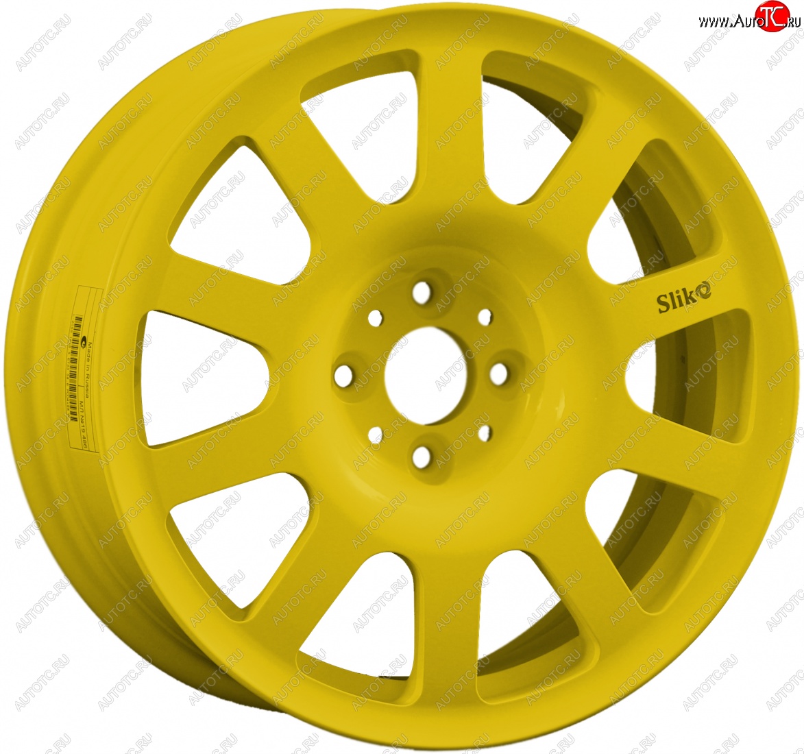 11 049 р. Кованый диск Slik SPORT R16x6.5 Candy YELLOW ярко-желтый 6.5x16   (Цвет: Candy YELLOW ярко-желтый 6.5x16)  с доставкой в г. Пермь