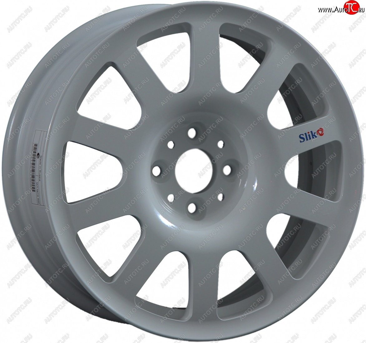10 349 р. Кованый диск Slik SPORT R16x6.5 Серебристый темный (S25) 6.5x16   (Цвет: S25)  с доставкой в г. Пермь