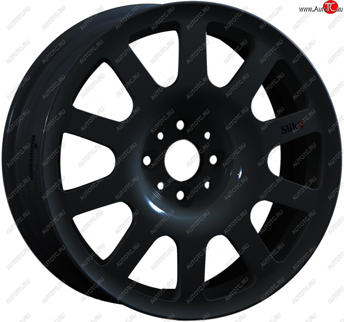 10 349 р. Кованый диск Slik SPORT R16x6.5 Черный матовый (MB) 6.5x16   (Цвет: MB)  с доставкой в г. Пермь