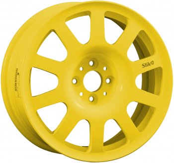 Кованый диск Slik SPORT R16x6.5 Ярко желтый RAL 1021 (YELLOW) 6.5x16  (Цвет: YELLOW)