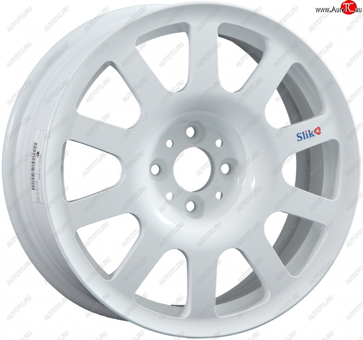 10 399 р. Кованый диск Slik SPORT R16x6.5 Яркое-блестящее серебро (HPB) 6.5x16   (Цвет: HPB)  с доставкой в г. Пермь