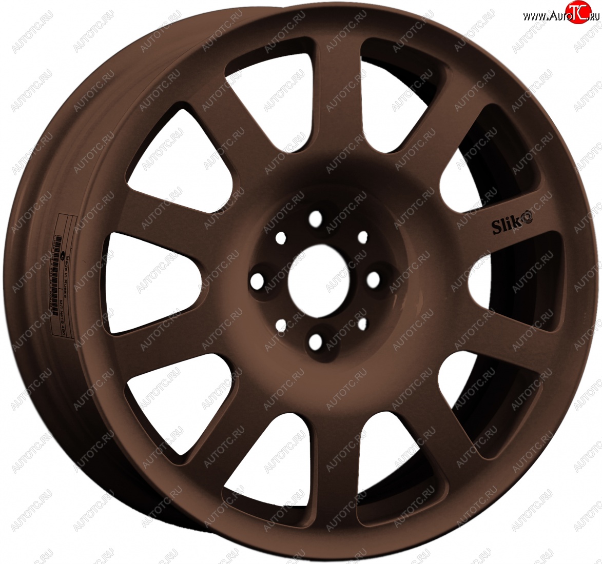 10 399 р. Кованый диск Slik SPORT R16x6.5 Бронза (BRZ) 6.5x16   (Цвет: BRZ)  с доставкой в г. Пермь