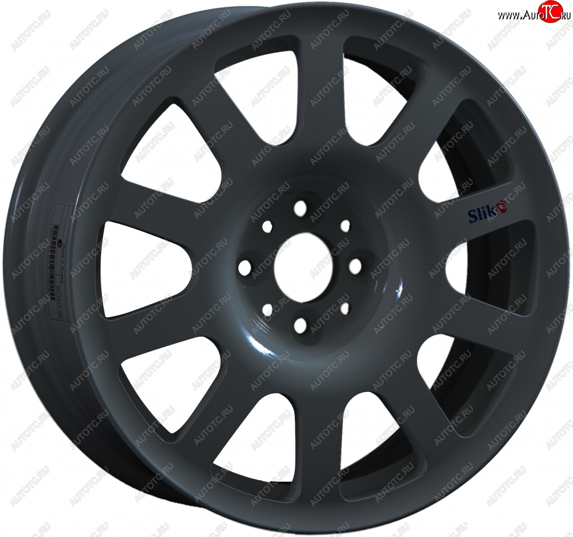 10 399 р. Кованый диск Slik SPORT R16x6.5 Графит глянцевый (GM) 6.5x16   (Цвет: GM)  с доставкой в г. Пермь