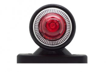 479 р. Фонарь габаритный и контурный Евросвет ГФ ГФ 3.1 LED2 Hyundai HD-170 (2004-2025) (12В, Черное кольцо)  с доставкой в г. Пермь. Увеличить фотографию 2