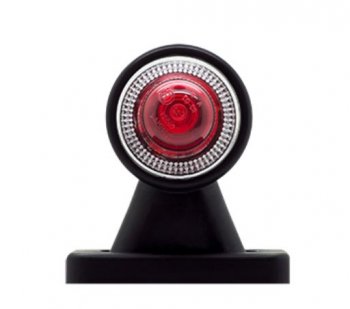 479 р. Фонарь габаритный и контурный Евросвет ГФ 3.2 LED2 Hyundai HD-170 (2004-2025) (12В, Черное кольцо)  с доставкой в г. Пермь. Увеличить фотографию 2