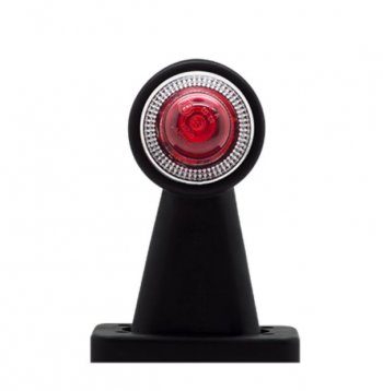 479 р. Фонарь габаритный и контурный Евросвет ГФ 3.3 LED2 Hyundai HD-170 (2004-2025) (12В, Черное кольцо)  с доставкой в г. Пермь. Увеличить фотографию 2