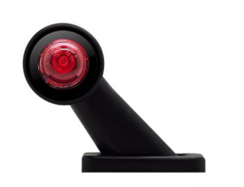 489 р. Фонарь габаритный и контурный Евросвет ГФ 3.4 LED2 Hyundai HD-170 (2004-2025) (12В, Черное кольцо)  с доставкой в г. Пермь. Увеличить фотографию 2