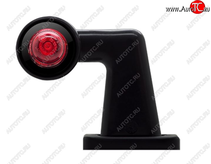 489 р. Фонарь габаритный и контурный Евросвет ГФ 3.8 LED2 Hyundai HD-170 (2004-2025) (12В, Черное кольцо)  с доставкой в г. Пермь