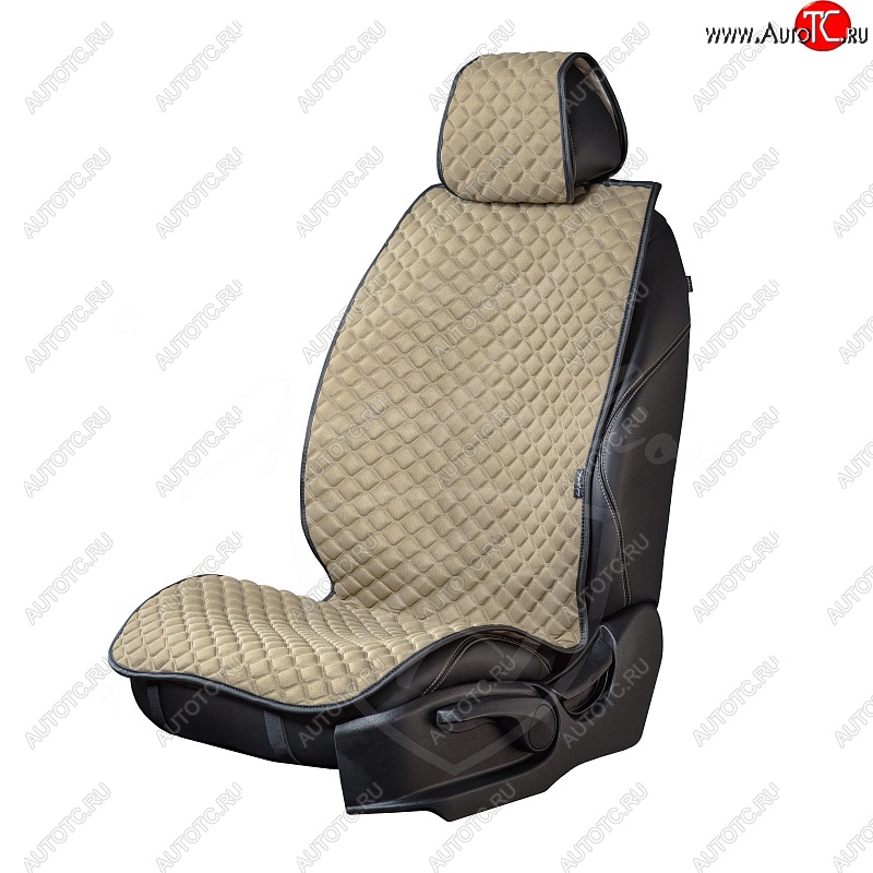 5 999 р. Универсальная накидка на сиденья Lord Autofashion Кристалл (трикотаж, 4 места)   (Бежевый)  с доставкой в г. Пермь