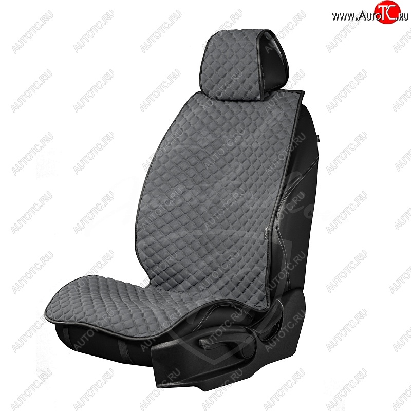 6 999 р. Универсальная накидка на сиденья Lord Autofashion Кристалл (трикотаж, 4 места)   (Тёмно серый)  с доставкой в г. Пермь