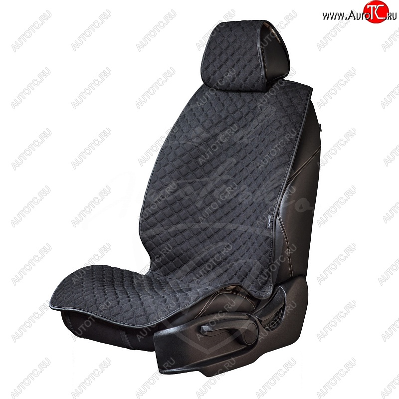 9 399 р. Универсальная накидка на сиденья Lord Autofashion Кристалл (трикотаж, 4 места)   (Чёрный)  с доставкой в г. Пермь