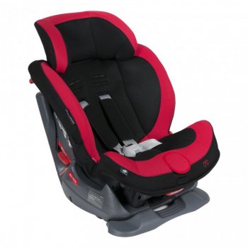 22 699 р. Кресло детское автомобильное Swing Moon (группа 1/2, 1-7 лет/9-25 кг/70-120 см)   (Цвет: черный с красным)  с доставкой в г. Пермь. Увеличить фотографию 3