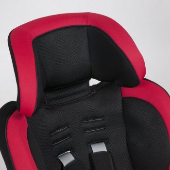 22 699 р. Кресло детское автомобильное Swing Moon (группа 1/2, 1-7 лет/9-25 кг/70-120 см)   (Цвет: черный с красным)  с доставкой в г. Пермь. Увеличить фотографию 4