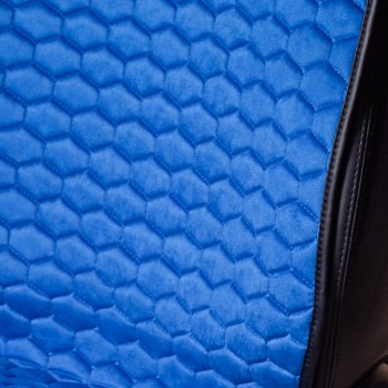 3 399 р. Комплект накидок на сиденья Lord Autofashion Тейлор (велюр, 2 места)   (Синий 2650)  с доставкой в г. Пермь. Увеличить фотографию 2