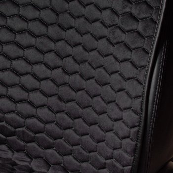 3 399 р. Комплект накидок на сиденья Lord Autofashion Тейлор (велюр, 2 места)   (Чёрный)  с доставкой в г. Пермь. Увеличить фотографию 2