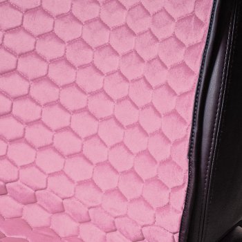 3 399 р. Комплект накидок на сиденья Lord Autofashion Тейлор (велюр, 2 места)   (Розовый 465)  с доставкой в г. Пермь. Увеличить фотографию 2