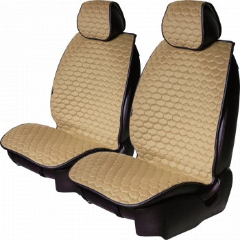 Комплект накидок на сиденья Lord Autofashion Тейлор (велюр, 5 мест)  (Бежевый 3630)