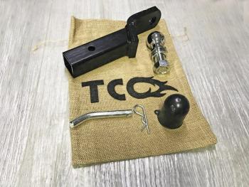 Кронштейн для фаркопа универсальный (50х50. тип E) TCC   (шар нержавейка)
