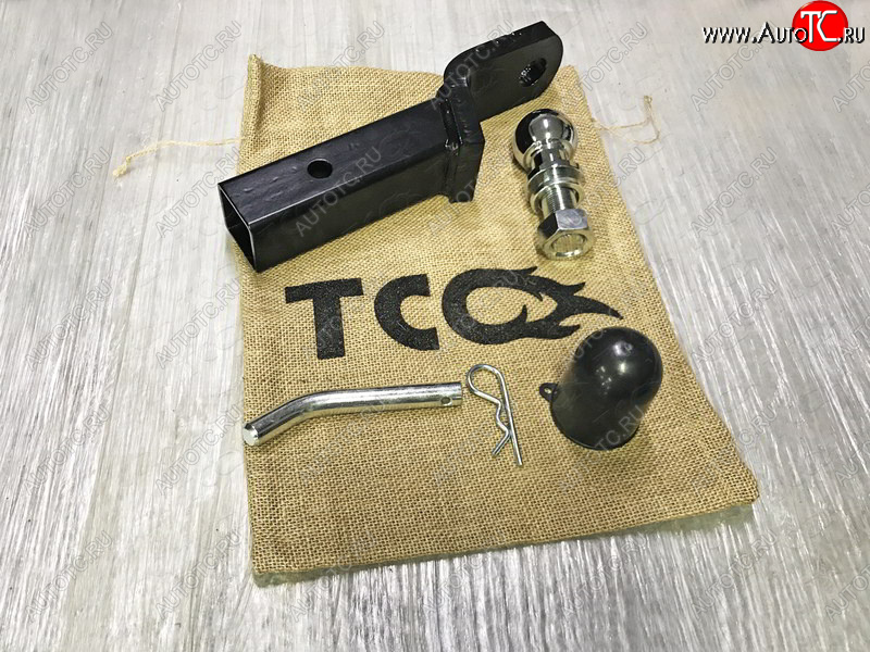 5 549 р. Кронштейн для фаркопа универсальный (50х50. тип E) TCC   (никелированный)  с доставкой в г. Пермь