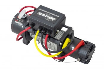 28 999 р. Лебёдка электрическая SPIDER 12000 lbs 5443 кг Electric Winch (влагозащищенная) Mazda MPV LY дорестайлинг (2006-2008) (стальной трос)  с доставкой в г. Пермь. Увеличить фотографию 4