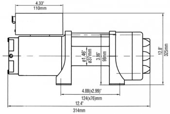 21 269 р. Лебёдка электрическая 2500A lbs 1140 кг Runva Honda FR-V (2004-2010) (стальной трос)  с доставкой в г. Пермь. Увеличить фотографию 11
