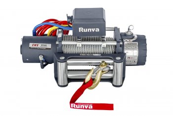Лебёдка электрическая 5000 lbs 2268 кг Runva Honda StepWagon RG минивэн дорестайлинг (2005-2007) (стальной трос)