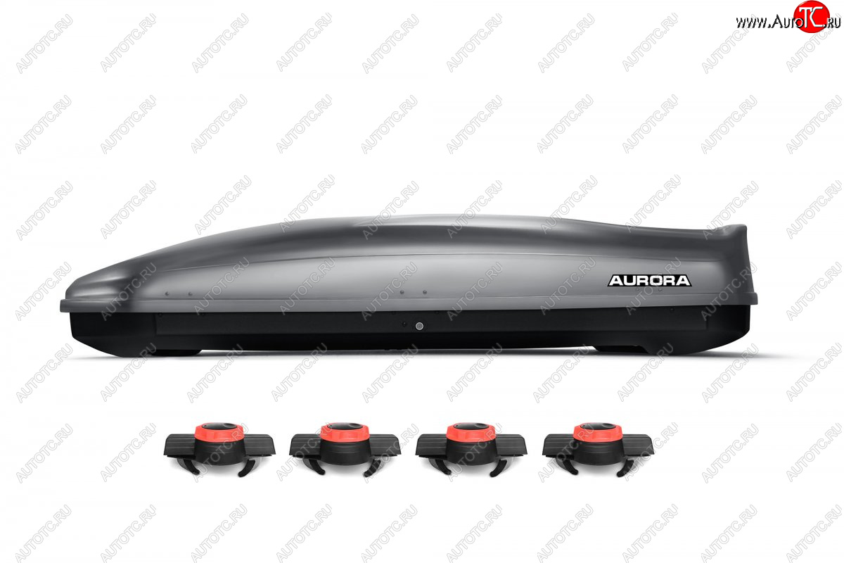 24 099 р. Багажный бокс AURORA (560 л/213x84x42 см, двусторонний, крепление краб) на крышу   (Titan LC)  с доставкой в г. Пермь