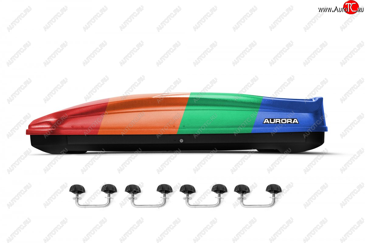 26 099 р. Багажный бокс AURORA (560 л/213x84x42 см, двусторонний, крепление скоба) на крышу   (Color LC)  с доставкой в г. Пермь