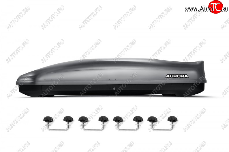 22 399 р. Багажный бокс AURORA (560 л/213x84x42 см, двусторонний, крепление скоба) на крышу   (Titan LC)  с доставкой в г. Пермь