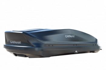 27 699 р. Автобокс CAYMAN (420 л. 196х73х38 см)   (черное тиснение)  с доставкой в г. Пермь. Увеличить фотографию 2