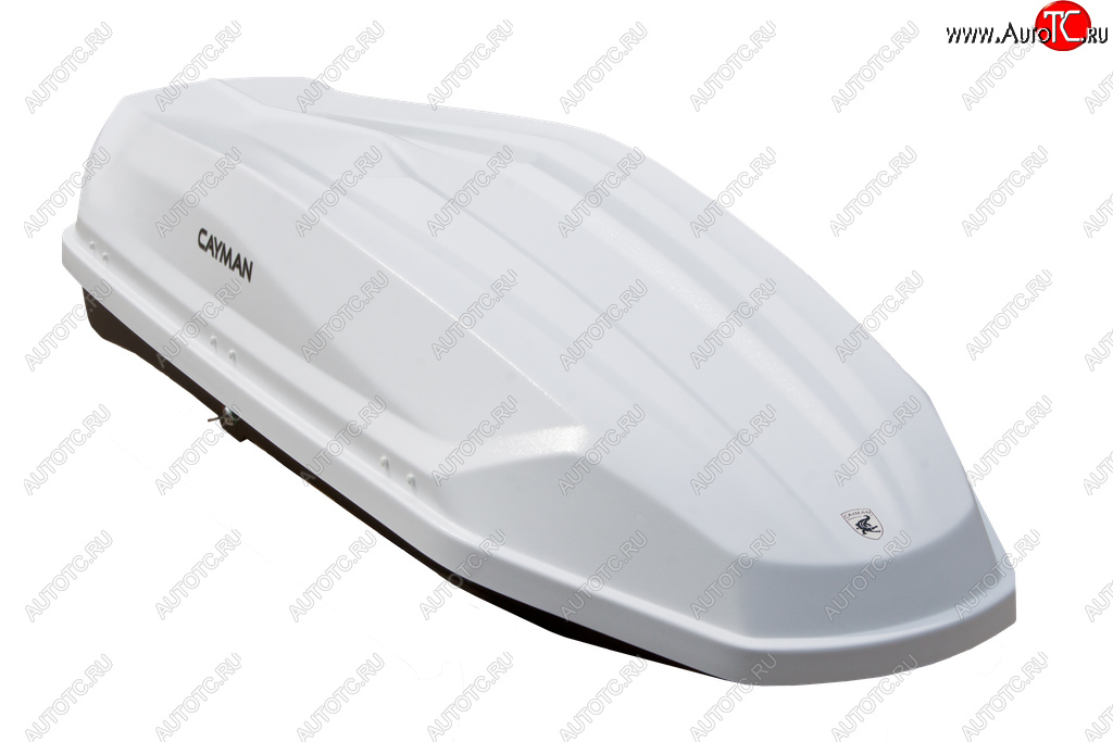 27 699 р. Автобокс CAYMAN (420 л. 196х73х38 см)   (белое тиснение)  с доставкой в г. Пермь
