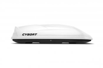 39 799 р. Багажный бокс CYBORT CarNet (460 л/206x86x40 см, двухсторонний, быстросъемные крепления краб) на крышу Renault Kaptur дорестайлинг (2016-2020) (белый матовый с защитным покрытием Raptor)  с доставкой в г. Пермь. Увеличить фотографию 10