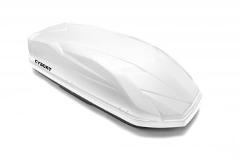 Багажный бокс CYBORT CarNet (460 л/206x86x40 см, двухсторонний, быстросъемные крепления краб) на крышу Hyundai Solaris RBr хэтчбэк дорестайлинг (2010-2014)