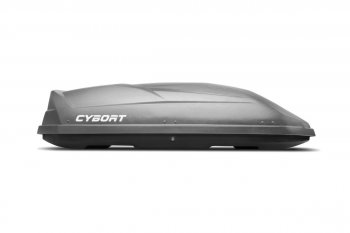 39 799 р. Багажный бокс CYBORT CarNet (460 л, двухсторонний, быстросъемные крепления краб) на крышу   (серый матовый с защитным покрытием Raptor)  с доставкой в г. Пермь. Увеличить фотографию 5