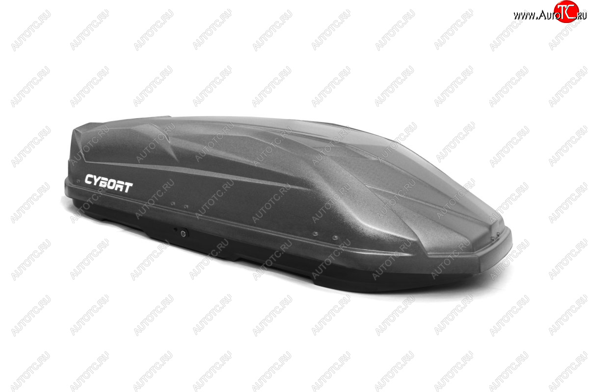 39 799 р. Багажный бокс CYBORT CarNet (460 л, двухсторонний, быстросъемные крепления краб) на крышу   (серый матовый с защитным покрытием Raptor)  с доставкой в г. Пермь