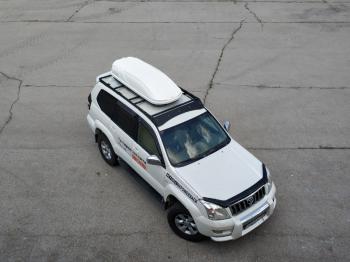 27 599 р. Автобокс LEVEL Касатка (450 л. 190х80х45 см)   (Белый)  с доставкой в г. Пермь. Увеличить фотографию 4
