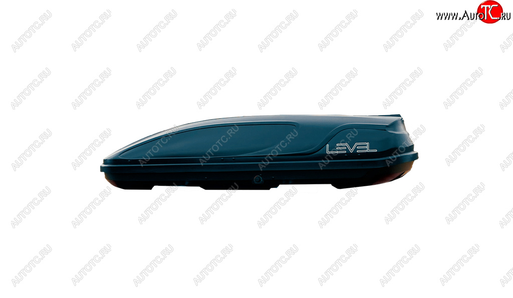 27 599 р. Автобокс LEVEL Касатка (450 л. 190х80х45 см)   (Черный)  с доставкой в г. Пермь