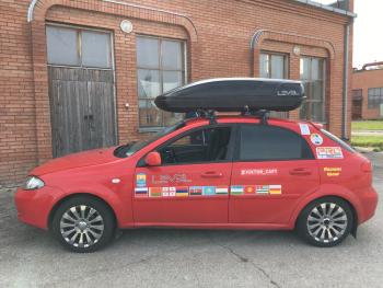 27 599 р. Автобокс LEVEL Касатка (450 л. 190х80х45 см)   (Черный)  с доставкой в г. Пермь. Увеличить фотографию 2