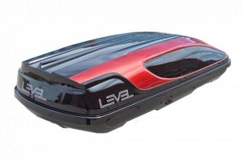 31 999 р. Автобокс LEVEL Касатка (450 л. 190х80х45 см)   (Черно-красный)  с доставкой в г. Пермь. Увеличить фотографию 2