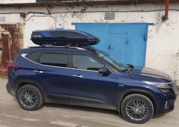 31 999 р. Автобокс LEVEL Касатка (450 л. 190х80х45 см)   (Черно-синий)  с доставкой в г. Пермь. Увеличить фотографию 5