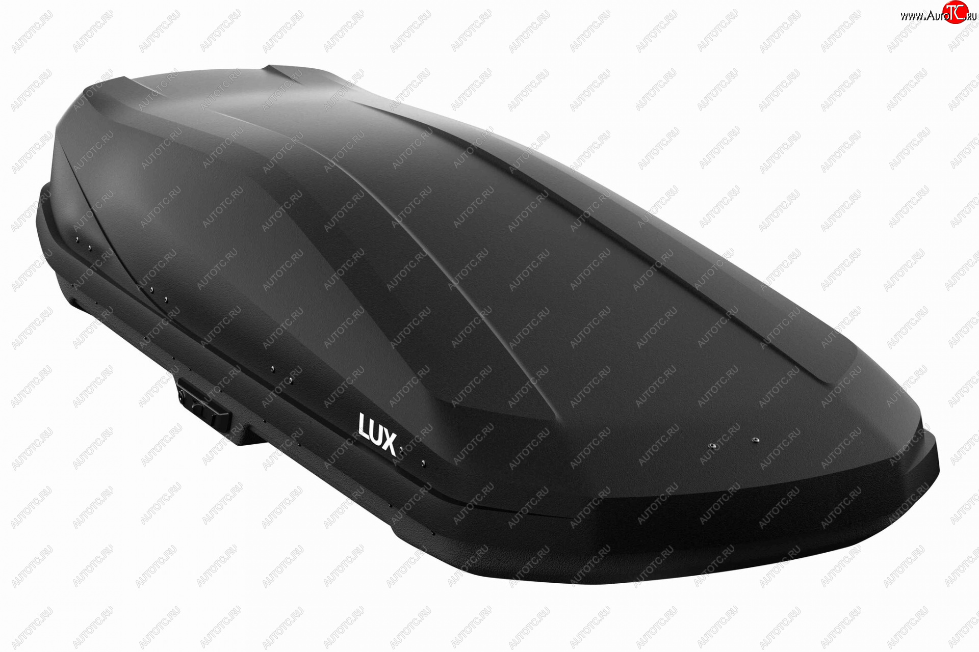 44 899 р. Багажный бокс (470 л 206х75х36 см, двусторонний) LUX IRBIS 206   (черный матовый)  с доставкой в г. Пермь