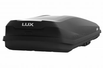 44 899 р. Багажный бокс (470 л 206х75х36 см, двусторонний) LUX IRBIS 206   (черный матовый)  с доставкой в г. Пермь. Увеличить фотографию 4