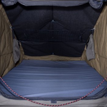 121 999 р. Багажный бокс-палатка Yuago Travel 2.0 (зима, 1000 л/230x160x35 см) на крышу Honda Element 1 YH дорестайлинг (2003-2006) (Черный бокс, тент графит)  с доставкой в г. Пермь. Увеличить фотографию 4