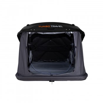 121 999 р. Багажный бокс-палатка Yuago Travel 2.0 (зима, 1000 л/230x160x35 см) на крышу Honda Element 1 YH дорестайлинг (2003-2006) (Черный бокс, тент графит)  с доставкой в г. Пермь. Увеличить фотографию 2