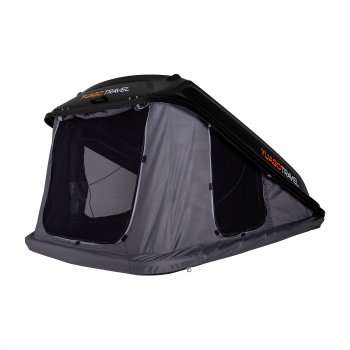 121 999 р. Багажный бокс-палатка Yuago Travel 2.0 (зима, 1000 л/230x160x35 см) на крышу Honda Element 1 YH дорестайлинг (2003-2006) (Черный бокс, тент графит)  с доставкой в г. Пермь. Увеличить фотографию 3